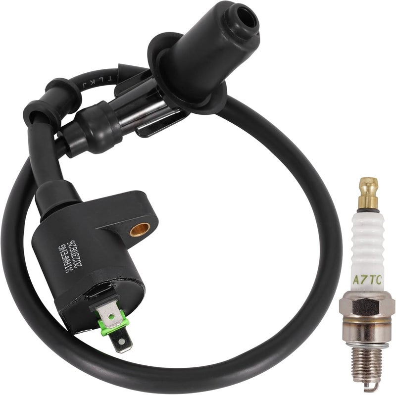 Jiayan Racing Ignition Coil Electrode Spark Plug for 50cc 80cc 90cc 110cc 125cc 150cc Moped Scooter Chinese ATV Go Kart Pit Dirt Bike Engine Motorcycle High Performance - Image 1